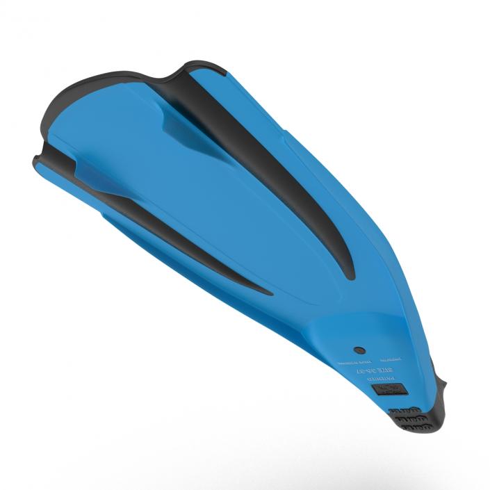 3D Swim Fins 2 Blue 2 model